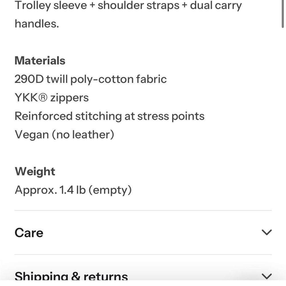 The Foldie Travel Bag in Azure Blue color - Picture 10 of 14